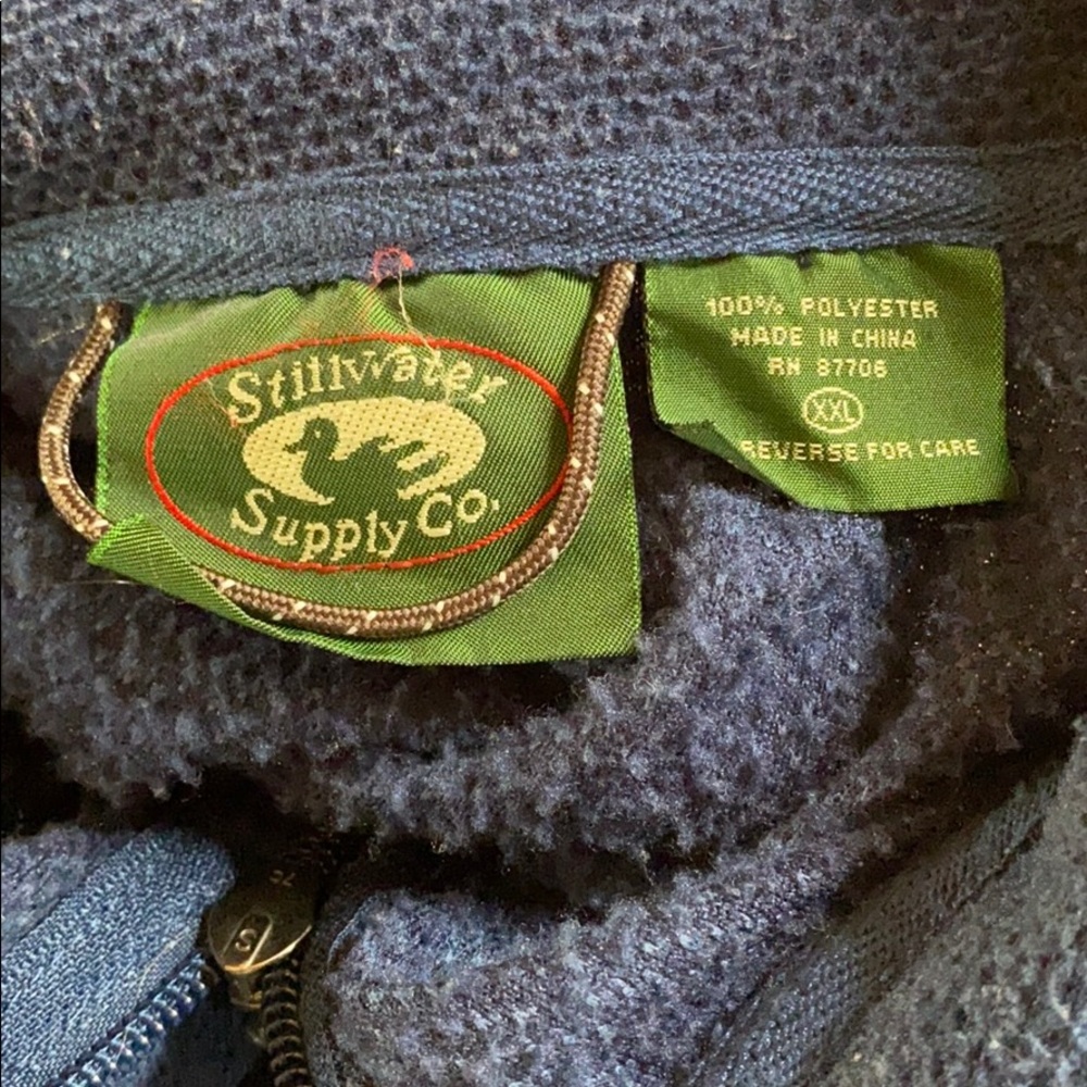 Stillwater Supply; Navy; Zip-Up; Top;Pullover; XXL - Picture 4 of 7